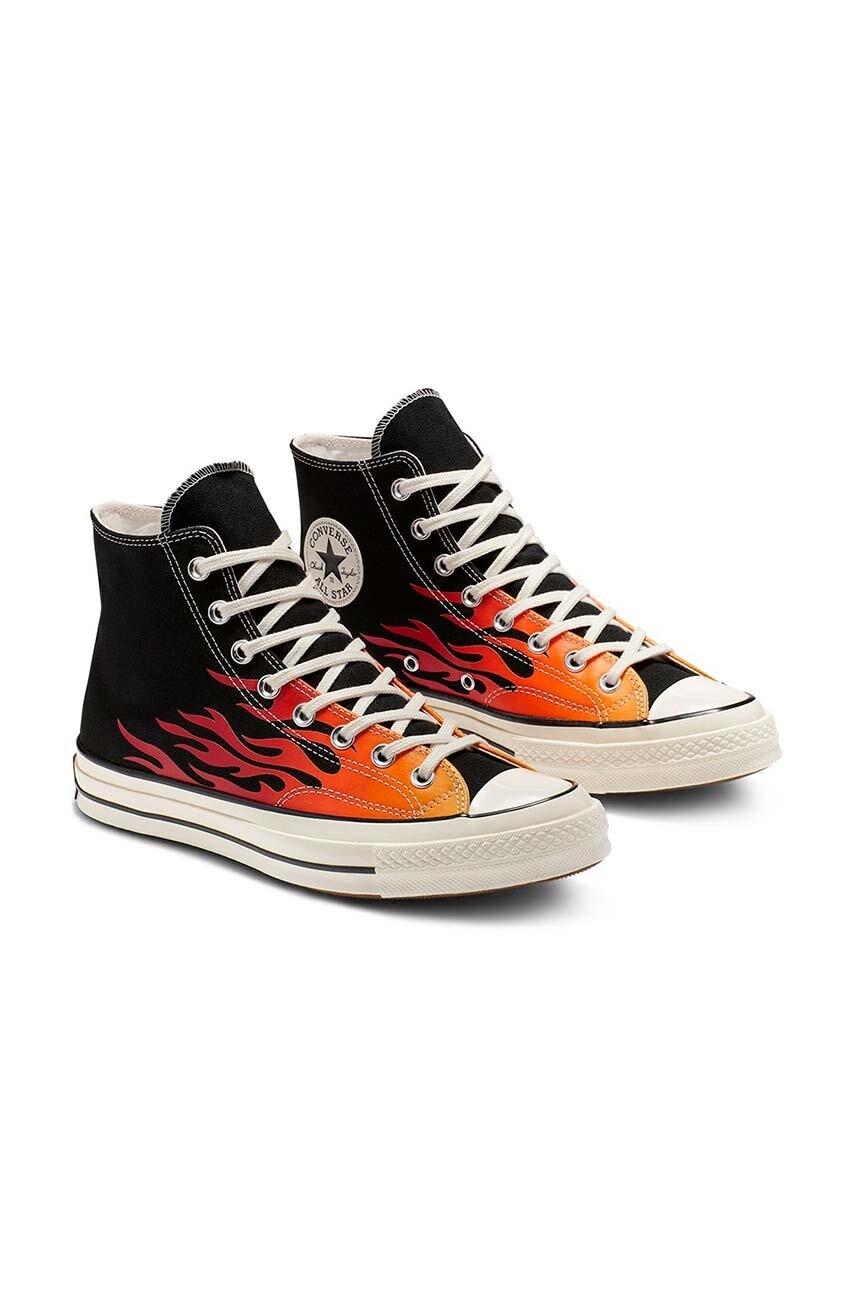 Πάνινα παπούτσια Converse Chuck 70 χρώμα: μαύρο, 165024C φωτογραφία