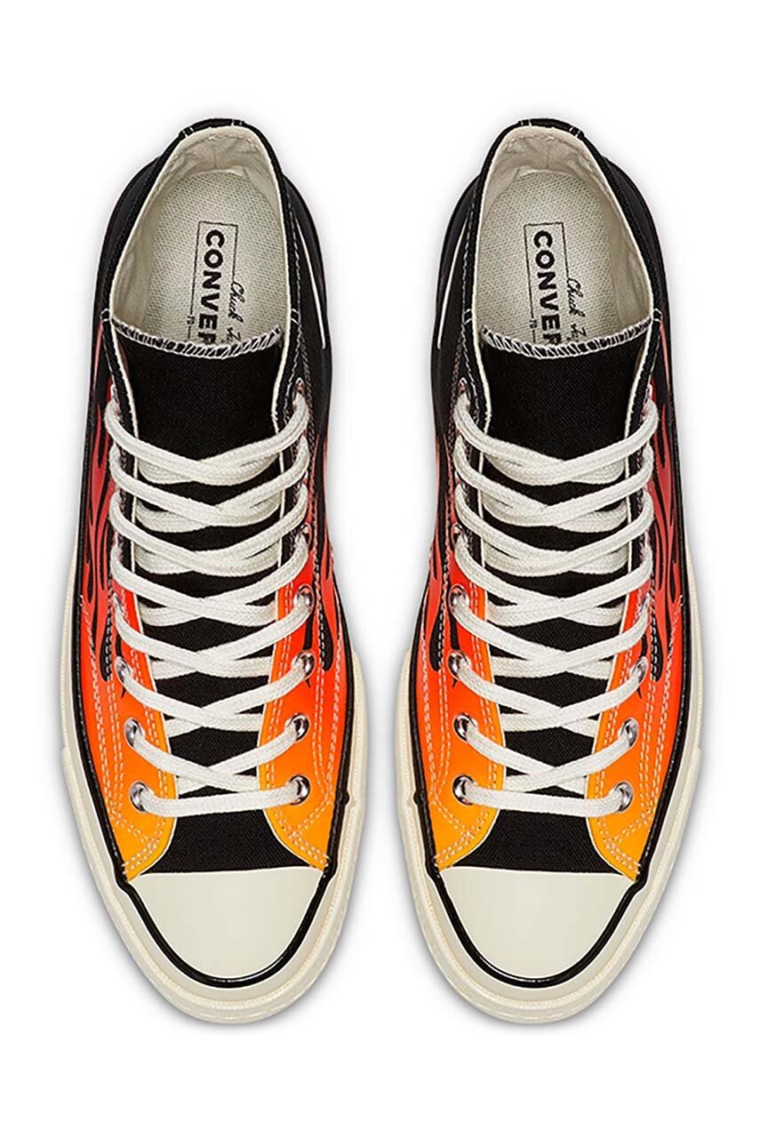 Πάνινα παπούτσια Converse Chuck 70 χρώμα: μαύρο, 165024C φωτογραφία