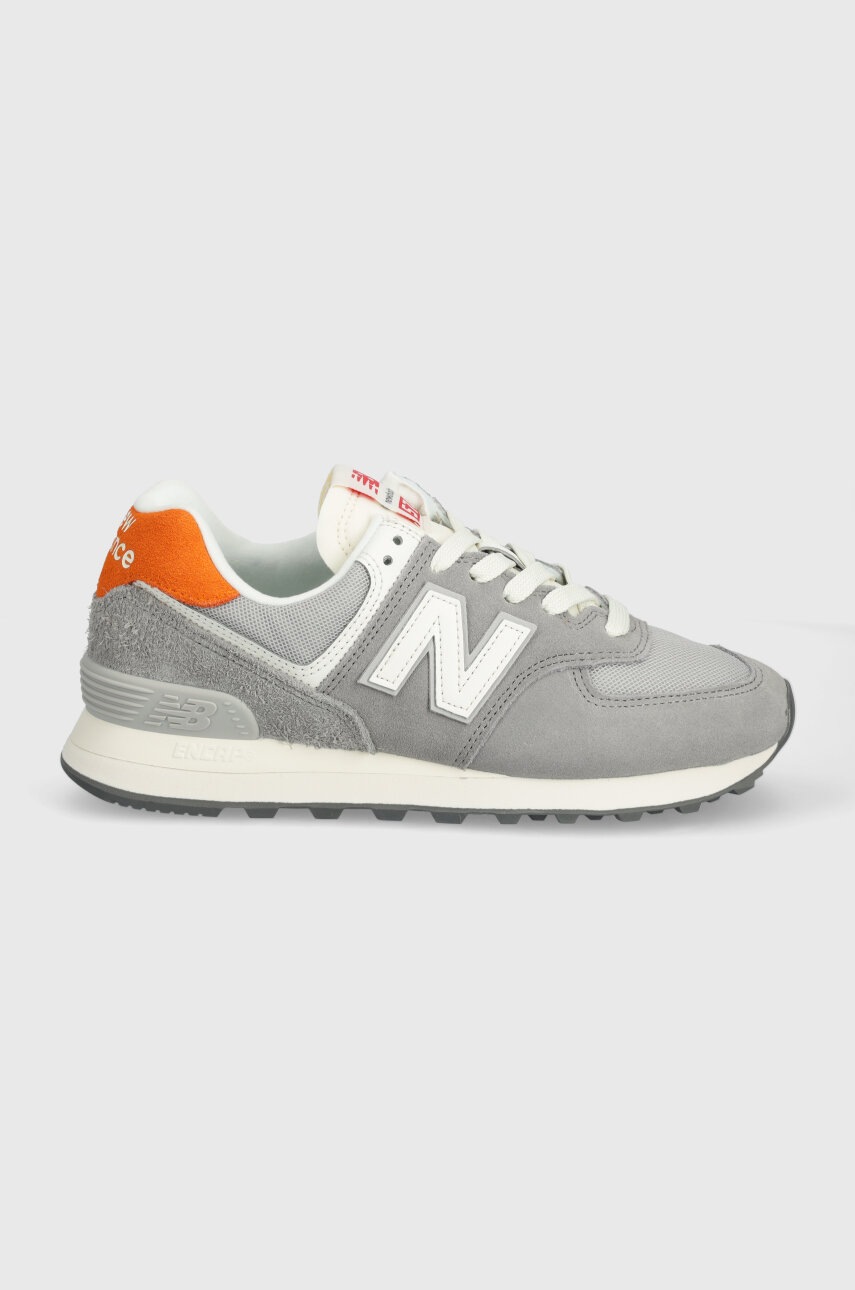 Αθλητικά New Balance 574 χρώμα: γκρι, WL574YG2 φωτογραφία