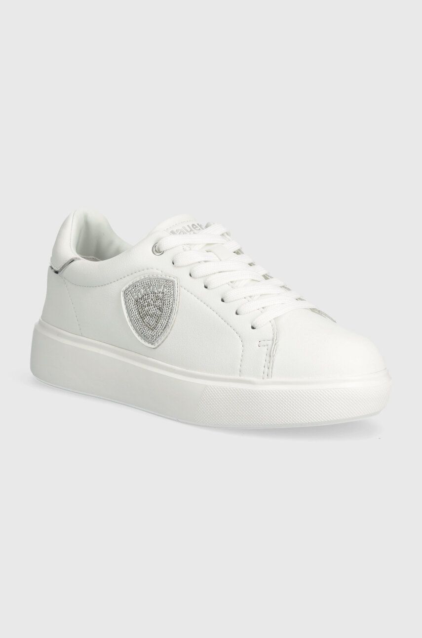 Blauer sneakers VENUS culoarea alb, S4VENUS01.LEA