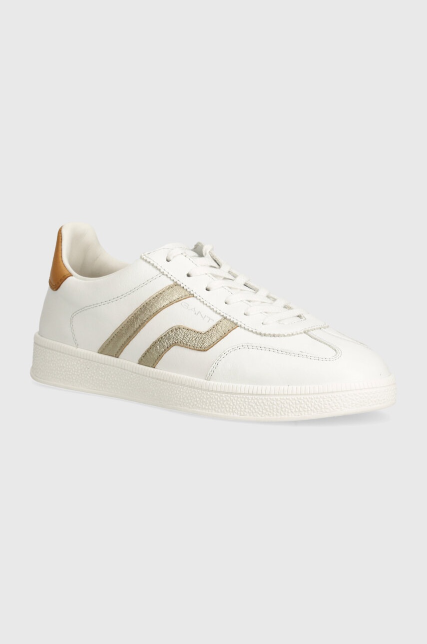 Gant sneakers din piele Cuzima culoarea alb, 29534811 G909