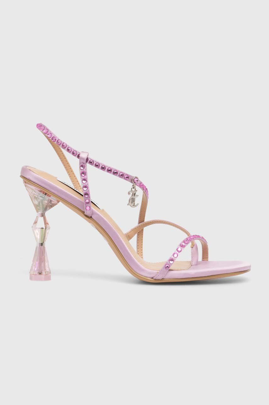 Juicy Couture sandale SASHA culoarea roz, JCFSAN222026