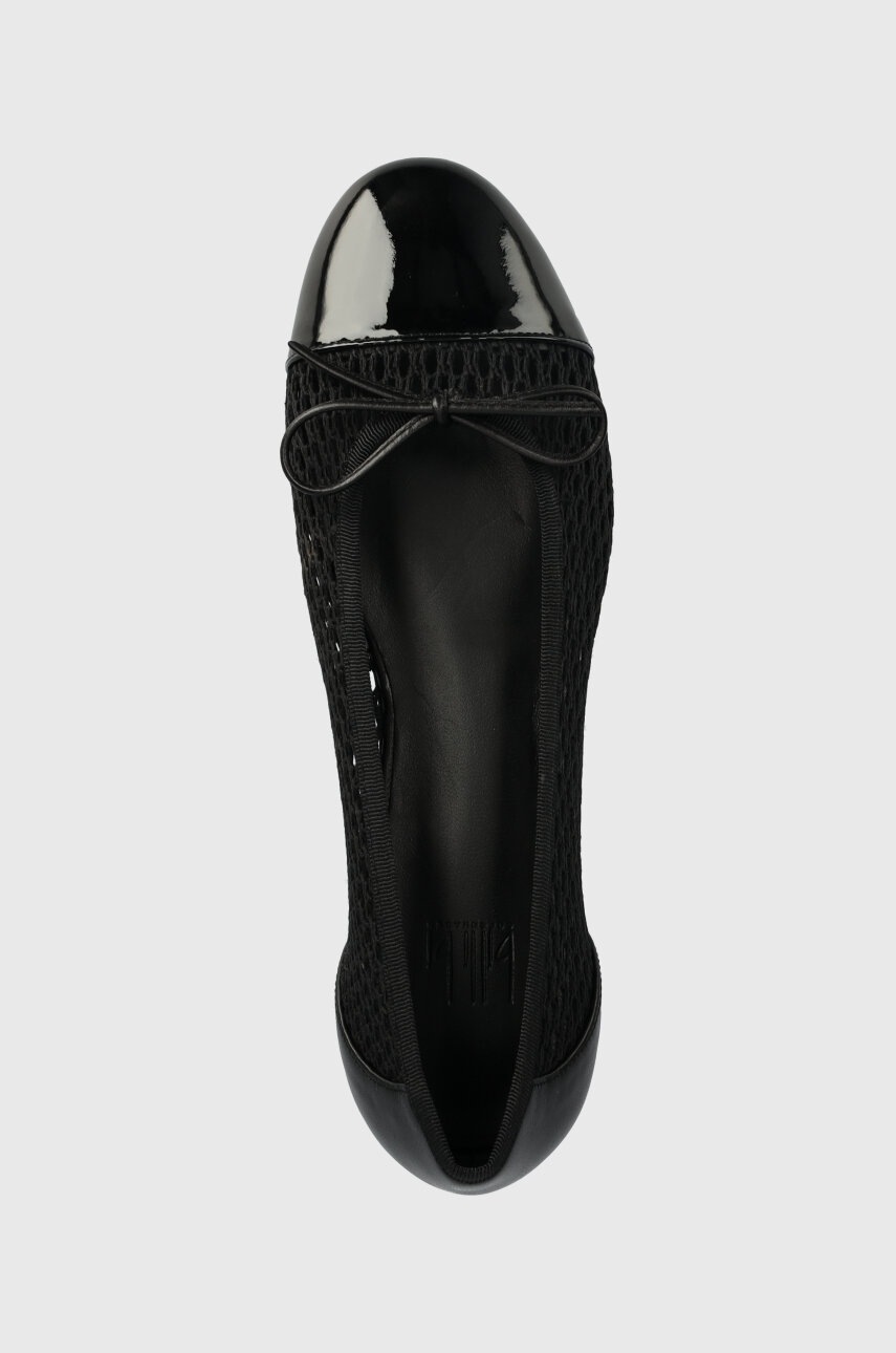 Μπαλαρίνες Billi Bi χρώμα: μαύρο, A46030 φωτογραφία