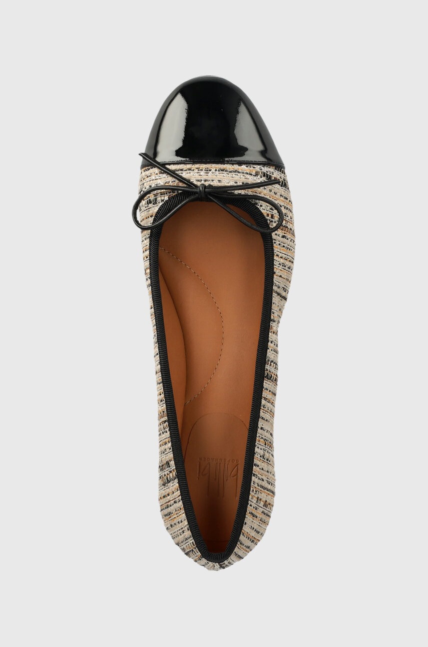 Δερμάτινες μπαλαρίνες Billi Bi χρώμα: μπεζ, A6021 φωτογραφία