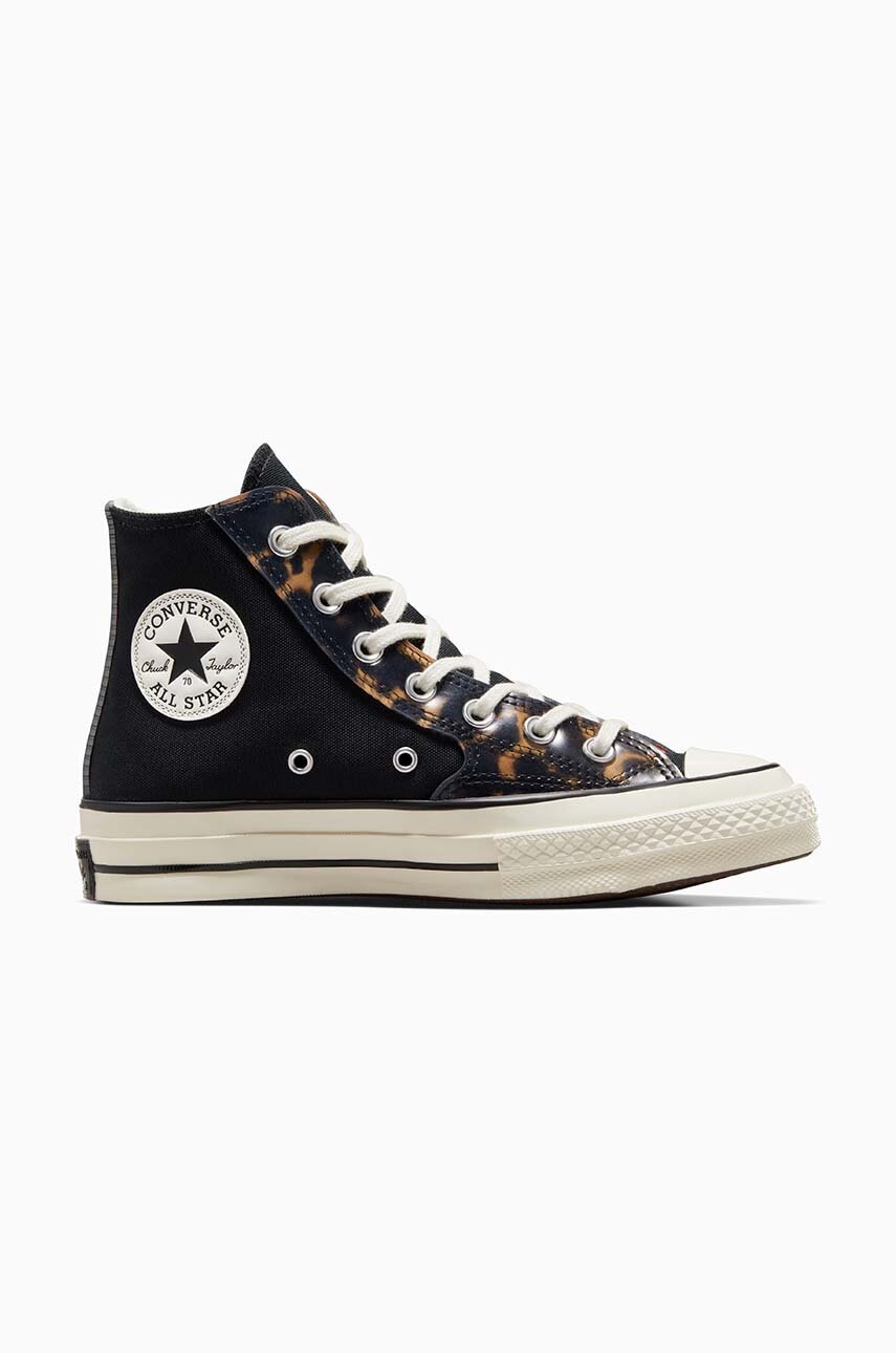 

Високи кецове Converse Chuck 70 в черно A06901C, Черен