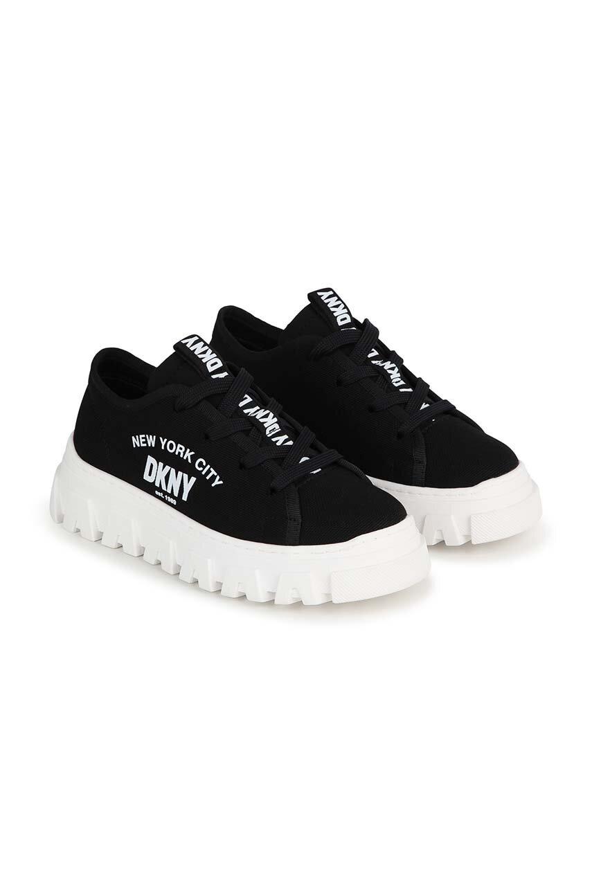 Дитячі кросівки Dkny колір чорний