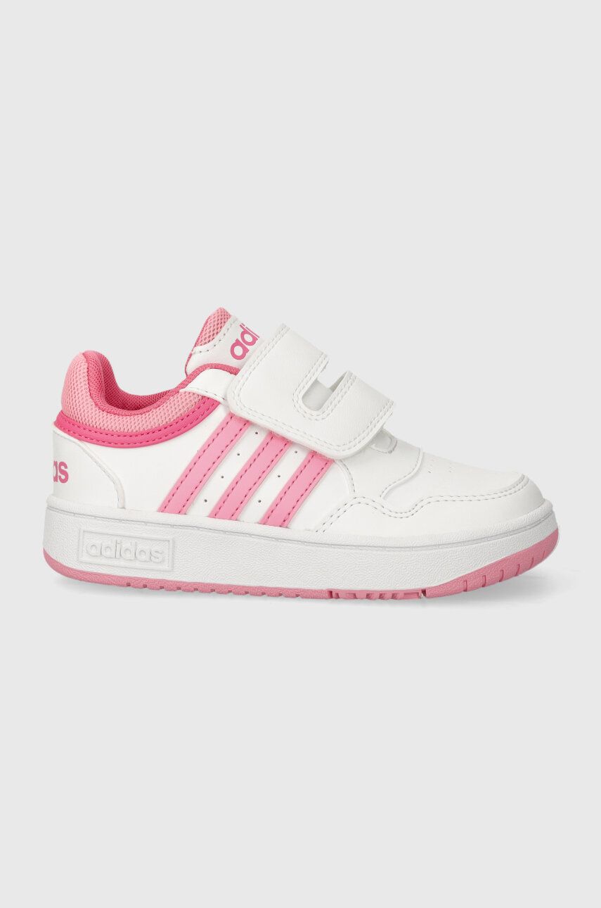 adidas Originals sneakers pentru copii HOOPS 3.0 CF I culoarea alb