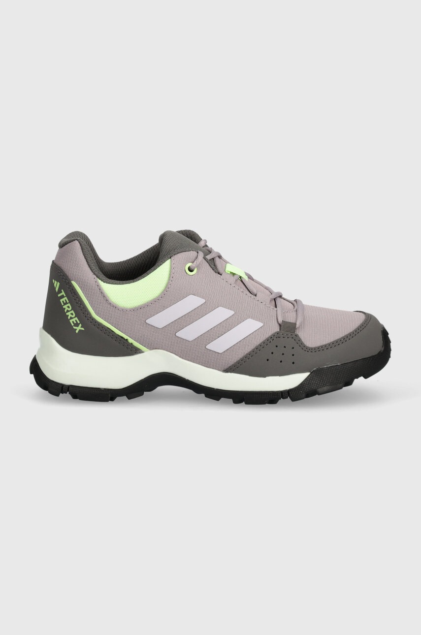 Дитячі черевики adidas TERREX TERREX HYPERHIKER LOW K колір фіолетовий