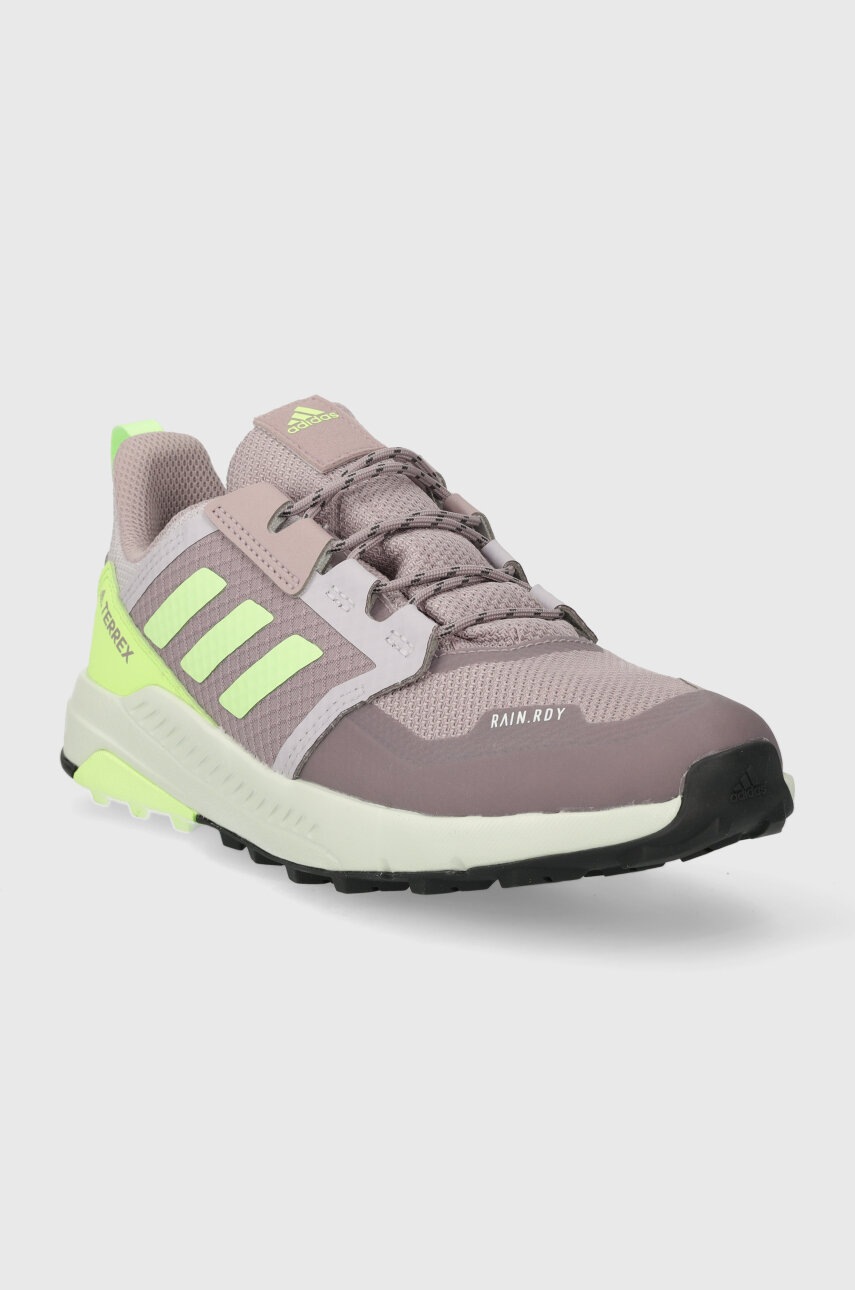 Детские ботинки adidas TERREX TERREX TRAILMAKER R.RDY K цвет фиолетовый