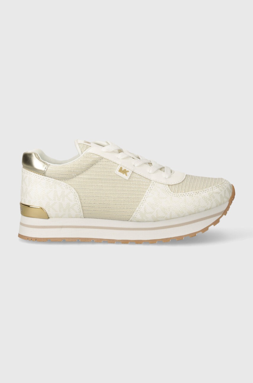 Детские кроссовки Michael Kors цвет бежевый