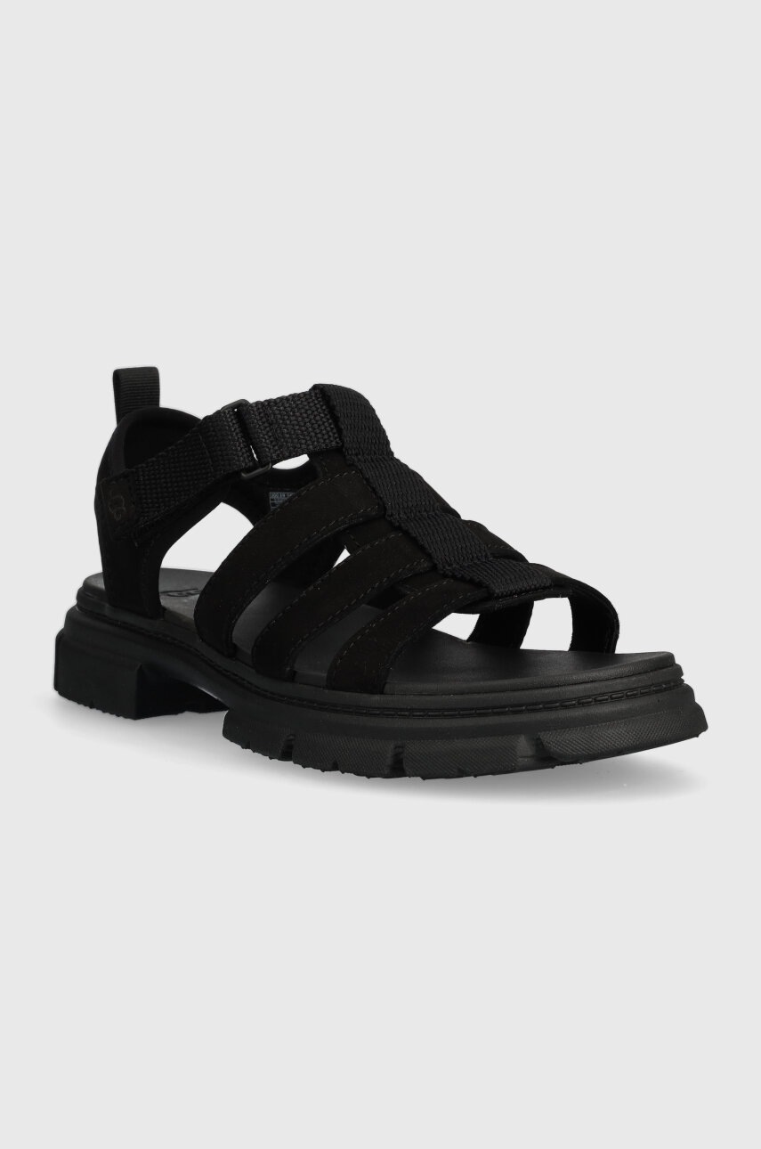Дитячі сандалі UGG ASHTON MULTISTRAP колір чорний