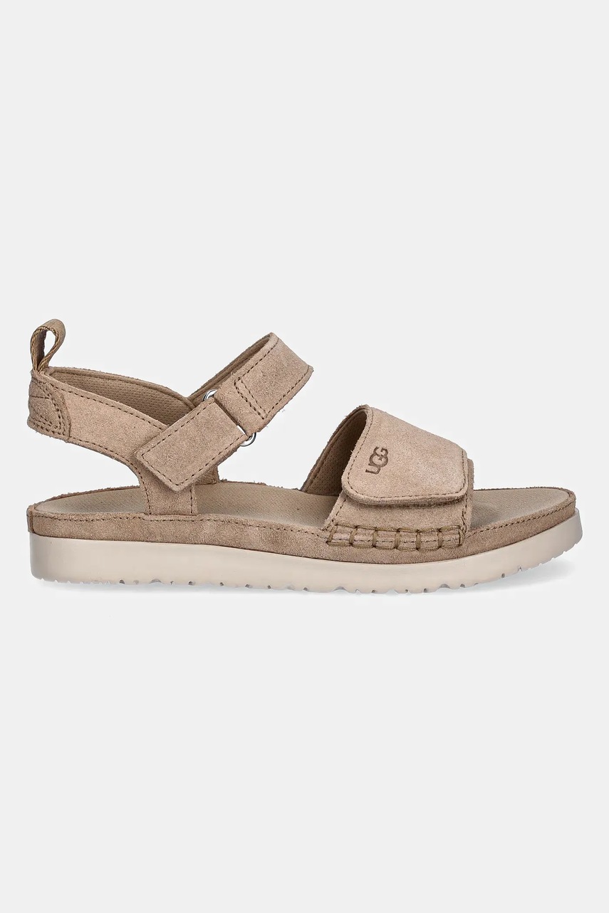 Детские замшевые сандалии UGG GOLDENSTAR цвет бежевый