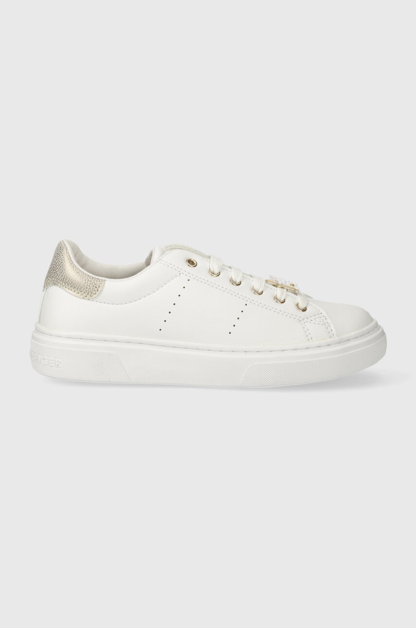 

Детски маратонки Tommy Hilfiger в бяло, Бял