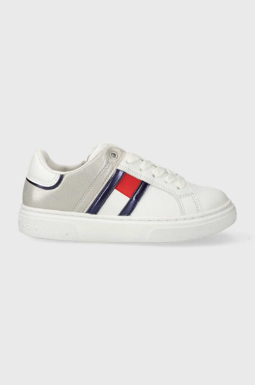 

Детски маратонки Tommy Hilfiger в бяло, Бял
