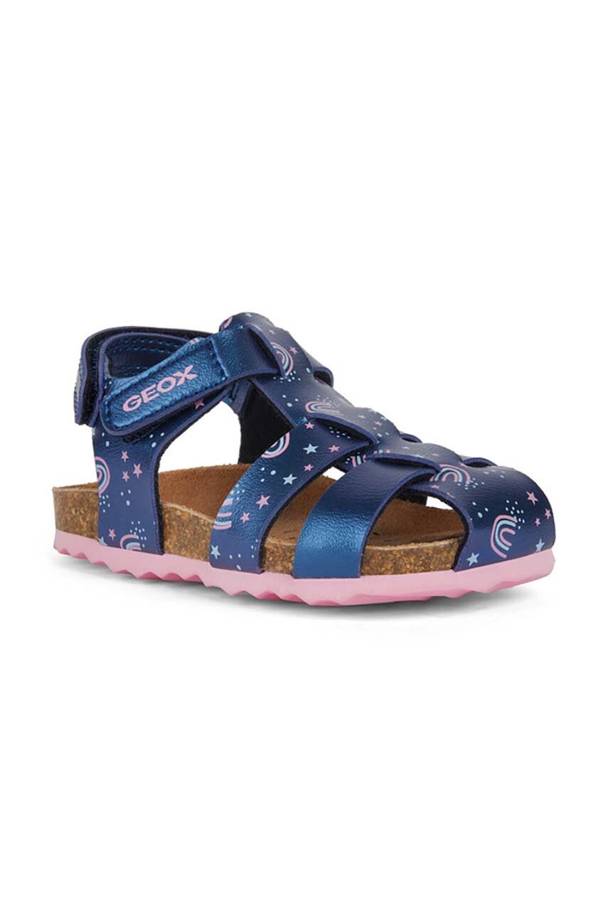 Детские сандалии Geox SANDAL CHALKI цвет синий Детские сандалии Geox SANDAL CHALKI цвет синий