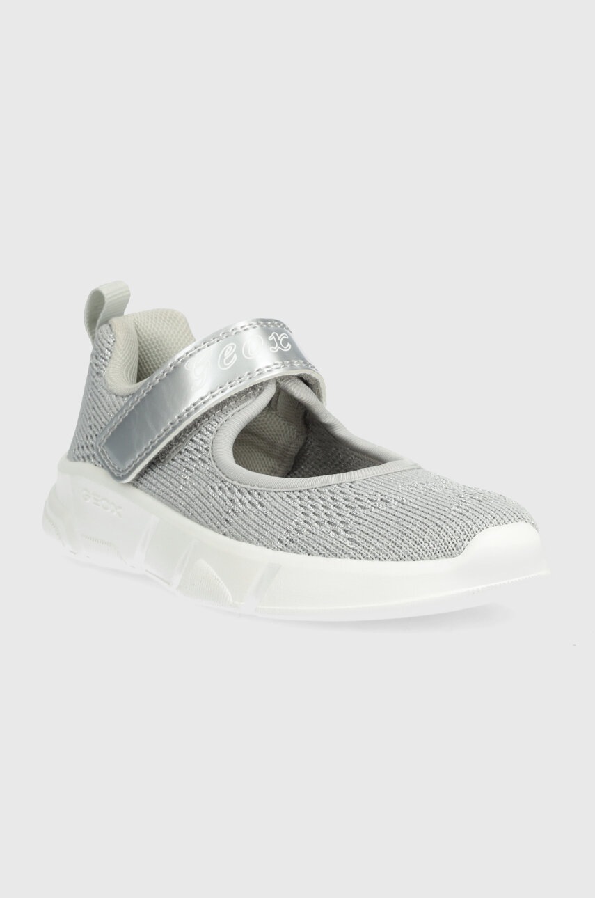 Детские балетки Geox ARIL цвет серебрянный в Запорожье Детские балетки Geox ARIL цвет серебрянный в Запорожье