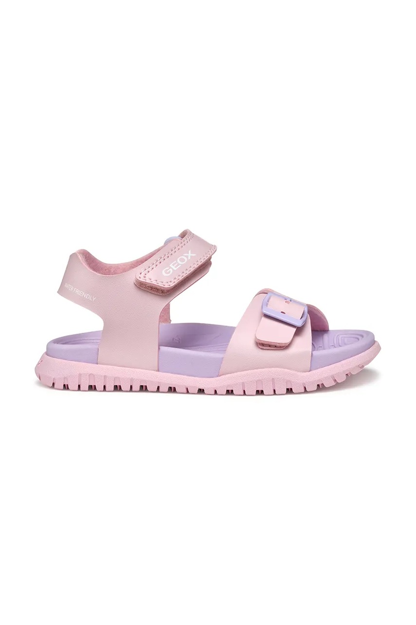 Дитячі сандалі Geox SANDAL FUSBETTO колір рожевий