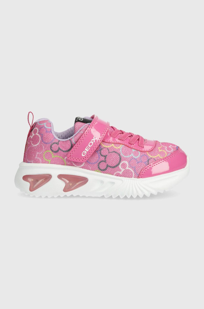 Geox sneakers pentru copii ASSISTER culoarea roz