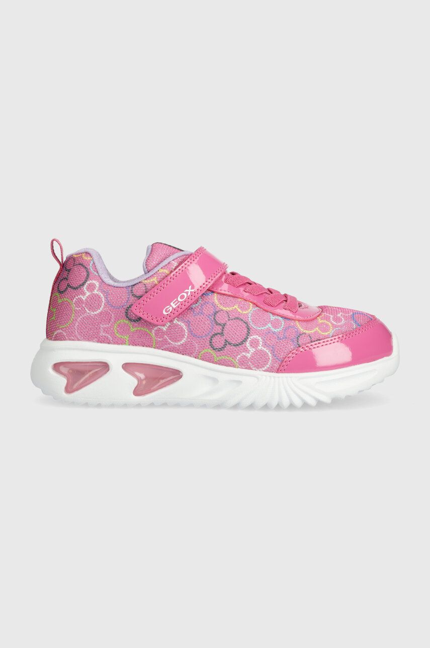 Geox sneakers ASSISTER x Disney culoarea roz
