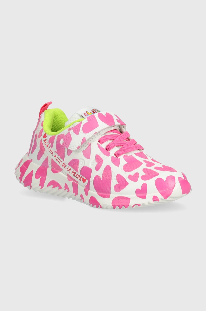 Agatha Ruiz de la Prada sneakers pentru copii culoarea roz