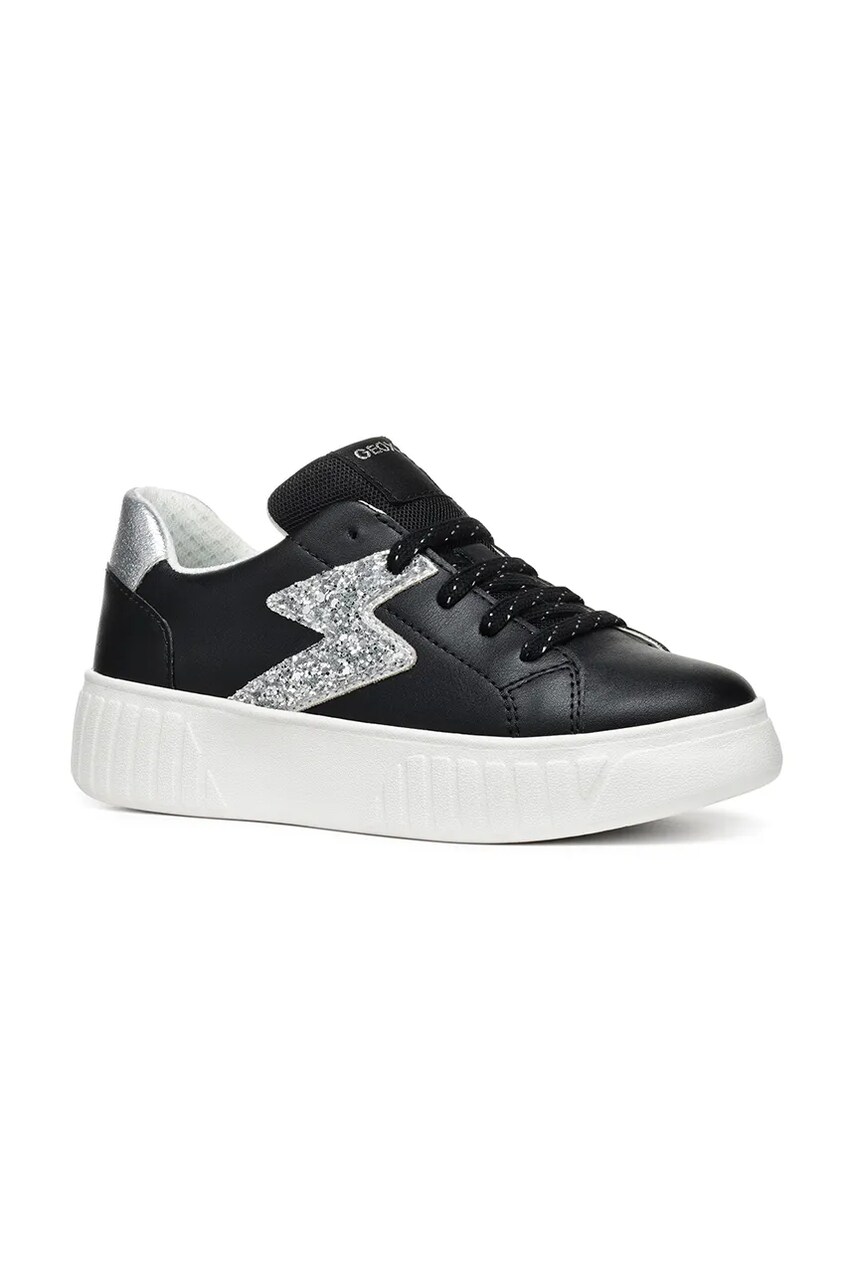 Geox Adidasi pentru copii Mikiroshi culoarea negru