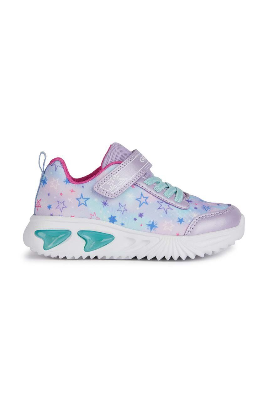 Geox sneakers pentru copii ASSISTER x Minnie culoarea violet