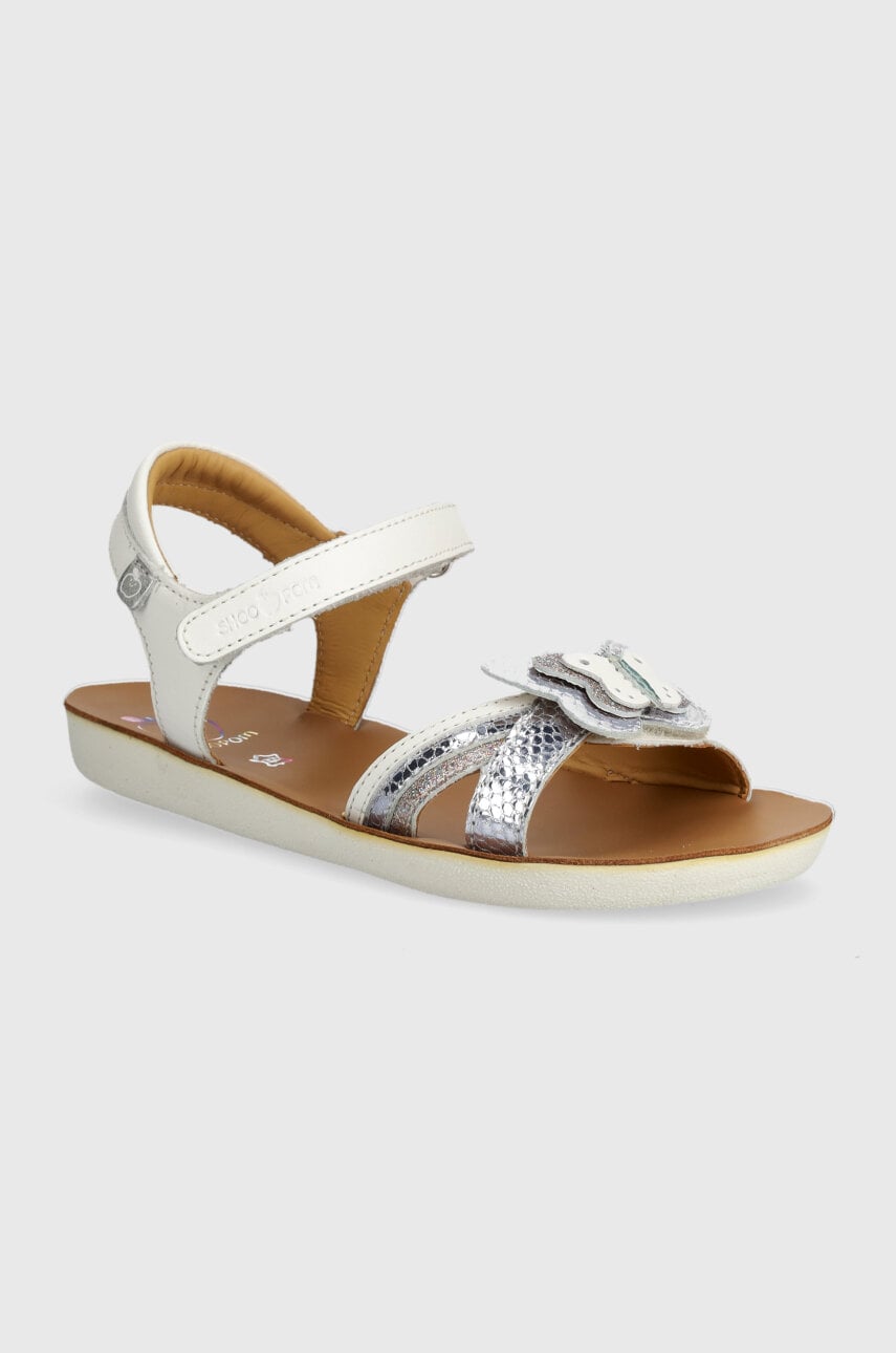 Shoo Pom sandale din piele pentru copii GOA FLY culoarea alb Shoo Pom sandale din piele pentru copii GOA FLY culoarea alb