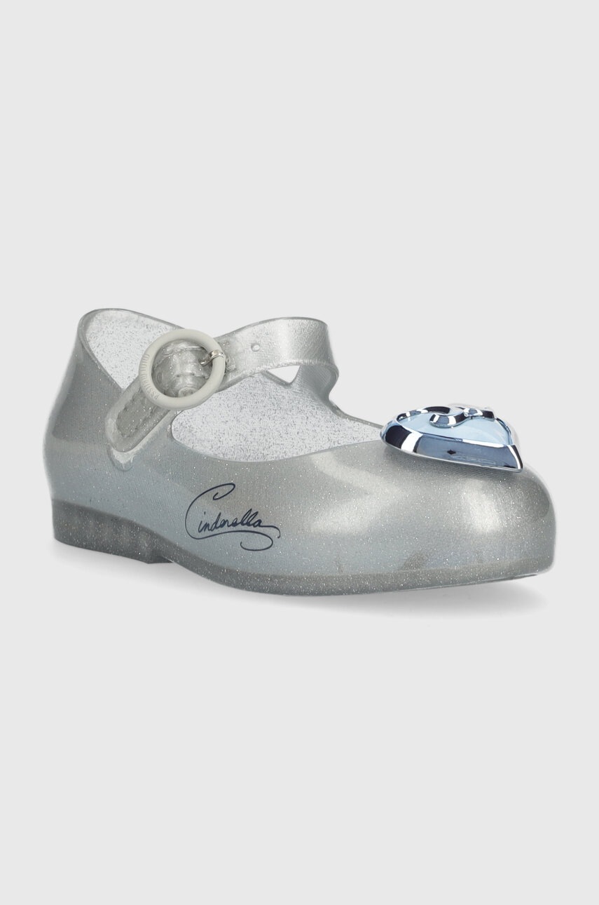 Детские балетки Melissa SWEET LOVE DISNEY цвет серебрянный