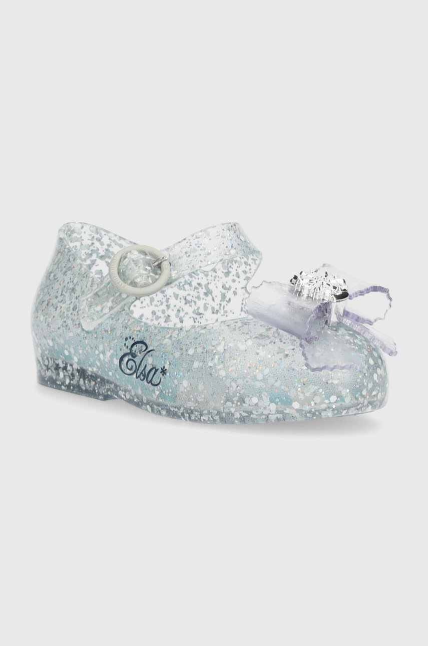 Детские балетки Melissa SWEET LOVE DISNEY цвет серебрянный
