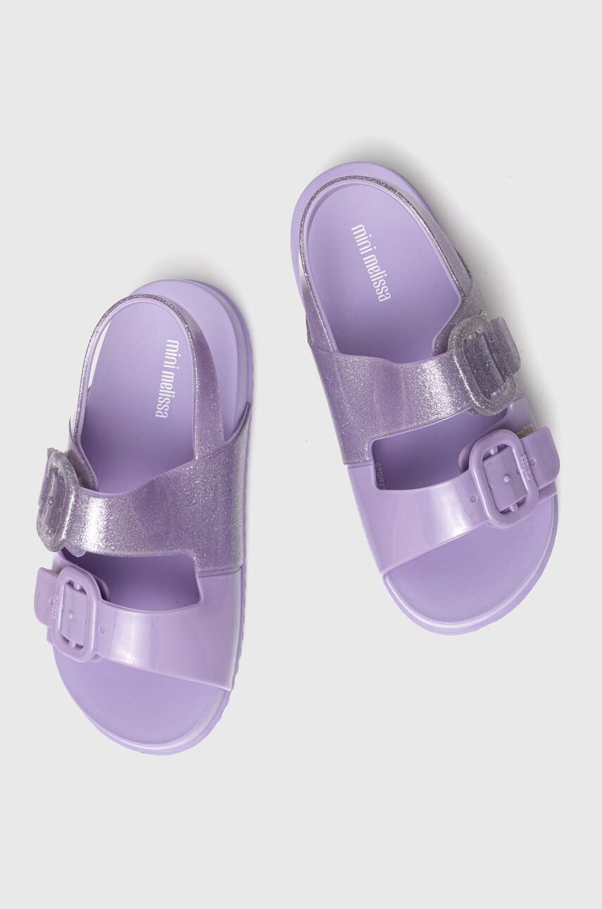 Детские сандалии Melissa COZY SANDAL BB цвет фиолетовый Детские сандалии Melissa COZY SANDAL BB цвет фиолетовый