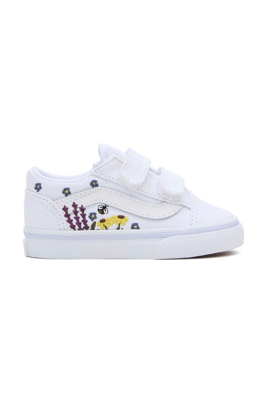 Детские кеды Vans Old Skool V цвет белый