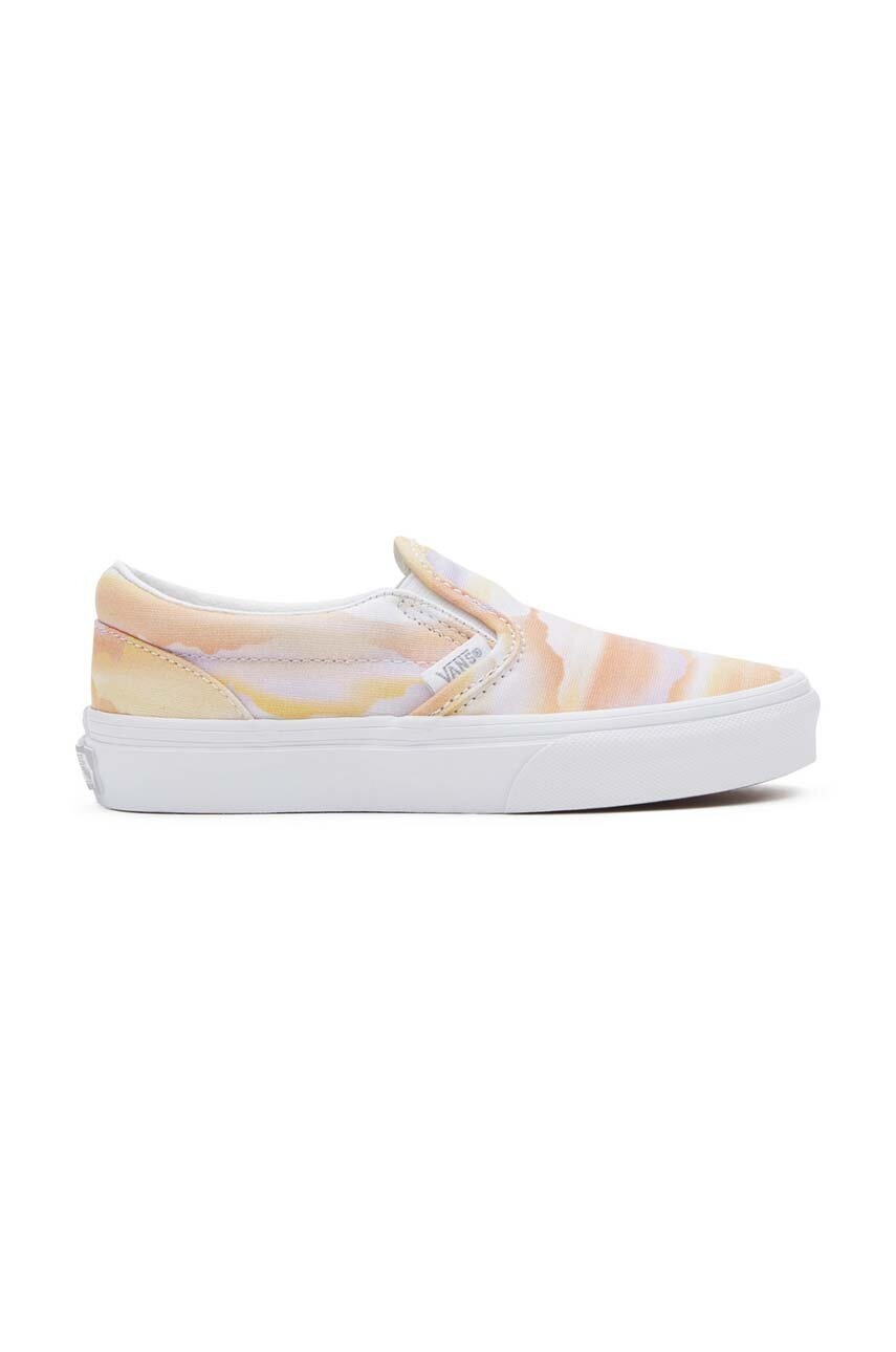 Детские кеды Vans UY Classic Slip-On цвет оранжевый