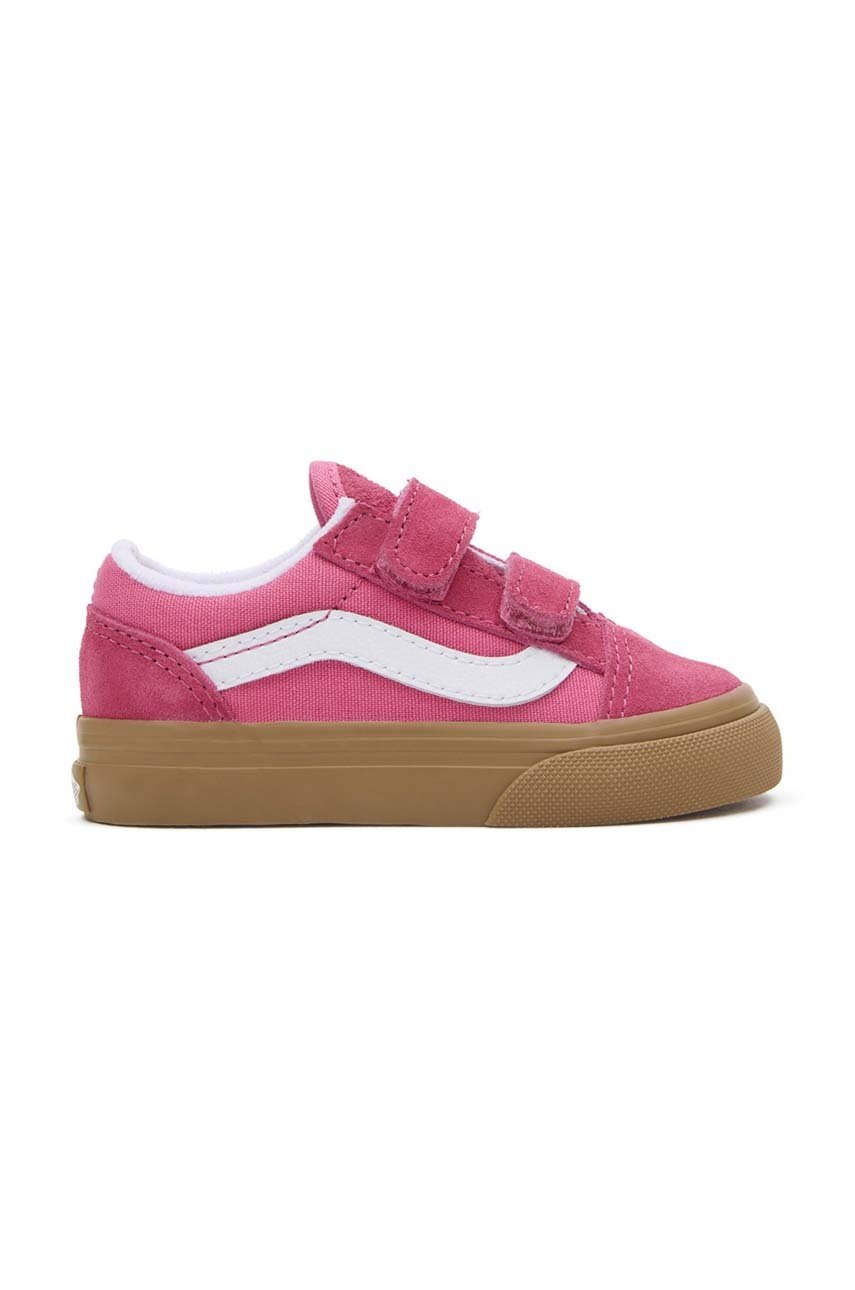 Детские кеды Vans Old Skool V цвет розовый