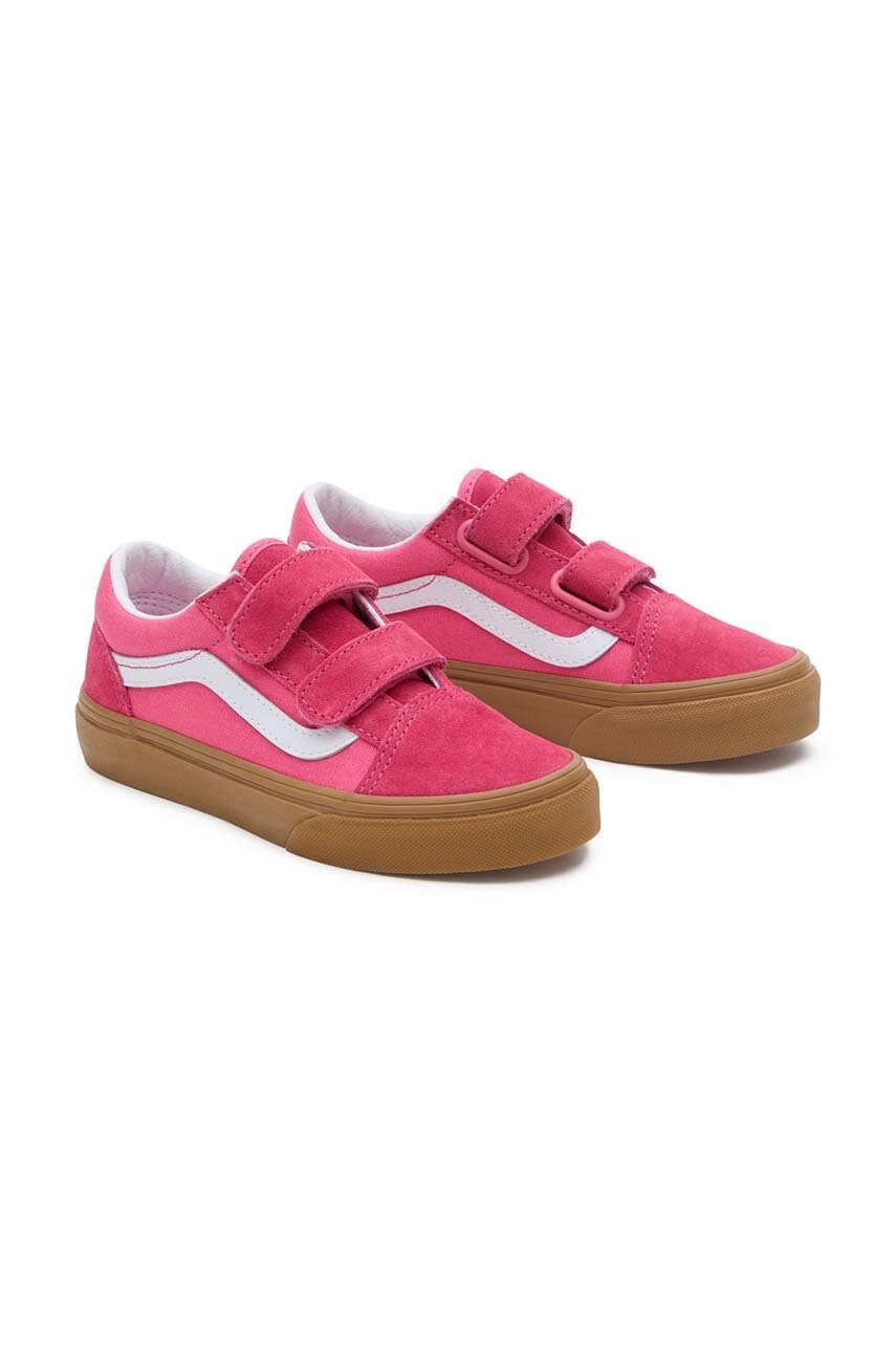 Дитячі кеди Vans Old Skool V колір рожевий в Днепрі Дитячі кеди Vans Old Skool V колір рожевий в Днепрі