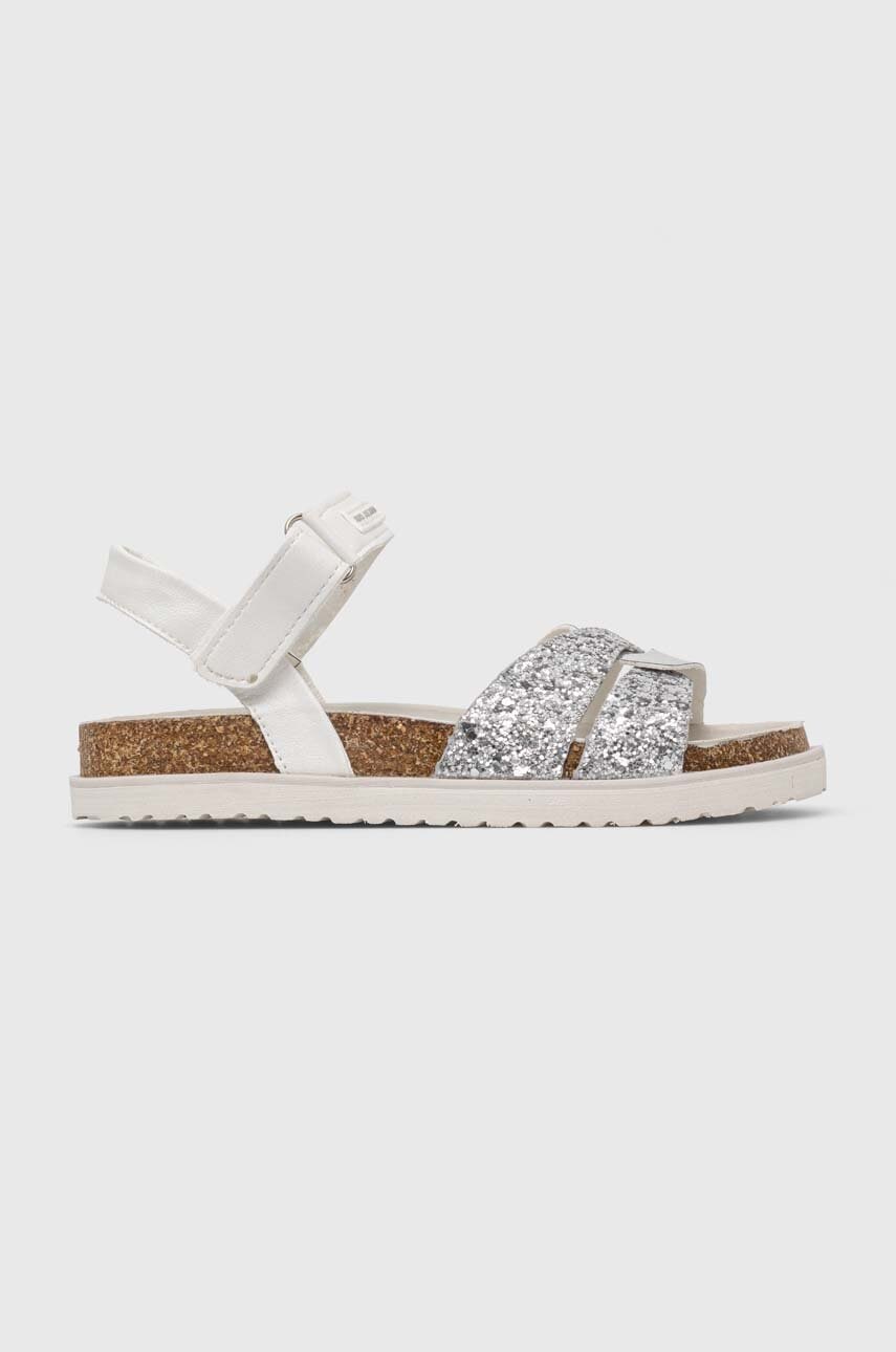 Pepe Jeans sandale copii BERLIN CROSS culoarea argintiu