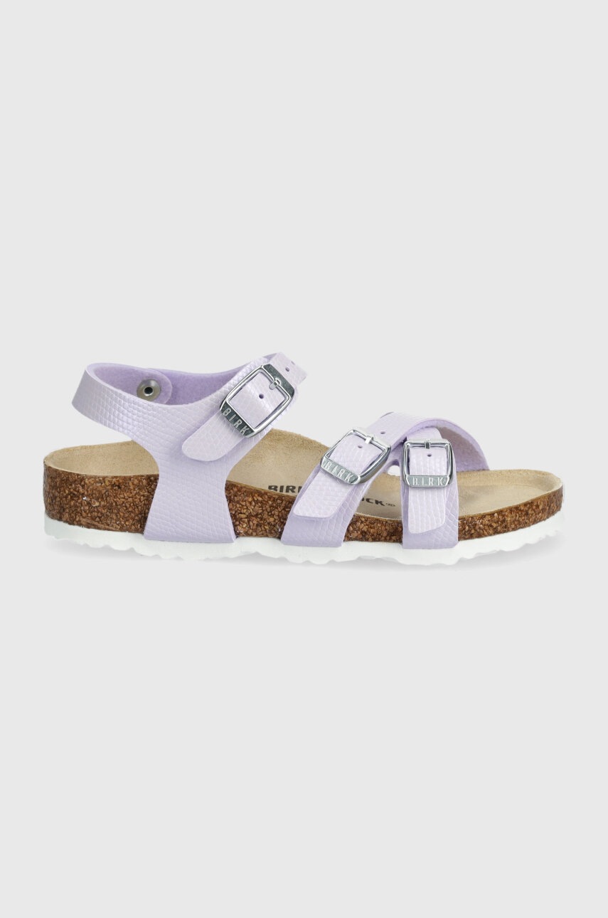 Детские сандалии Birkenstock Kumba K BF цвет фиолетовый