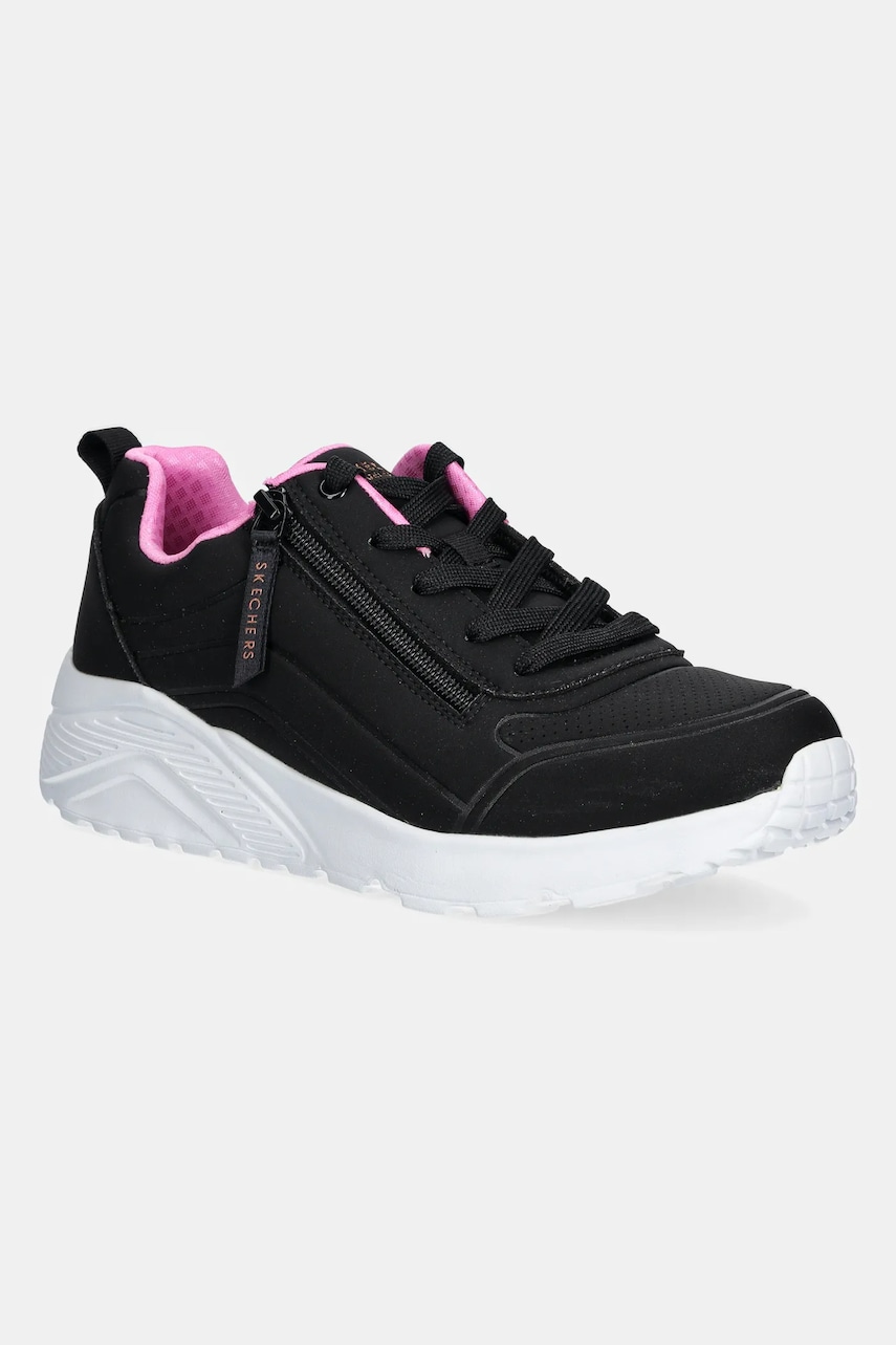 Skechers sneakers pentru copii UNO LITE EASY ZIP culoarea negru Skechers sneakers pentru copii UNO LITE EASY ZIP culoarea negru