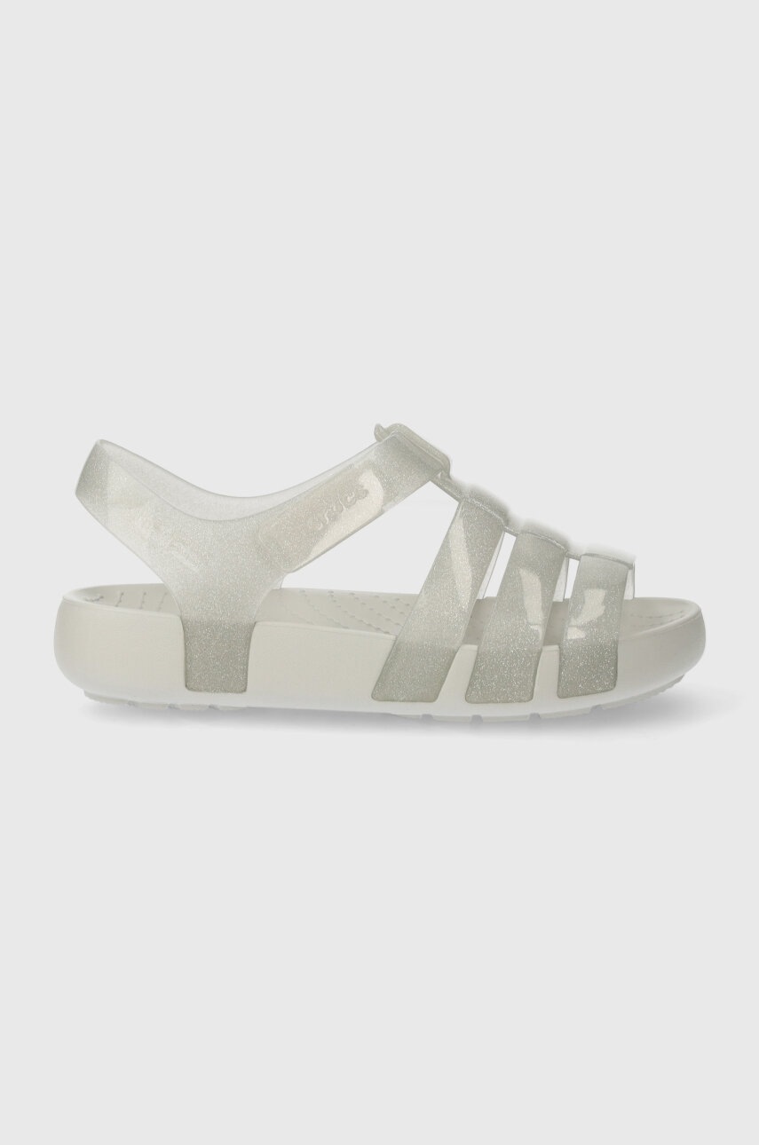 Детские сандалии Crocs ISABELLA GLITTER SANDAL цвет серый