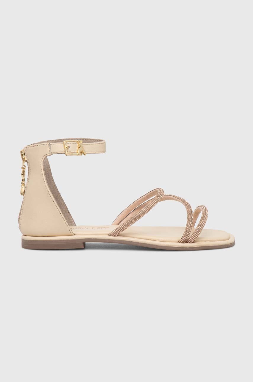 Детские сандалии Patrizia Pepe цвет бежевый в Черновцах Детские сандалии Patrizia Pepe цвет бежевый в Черновцах