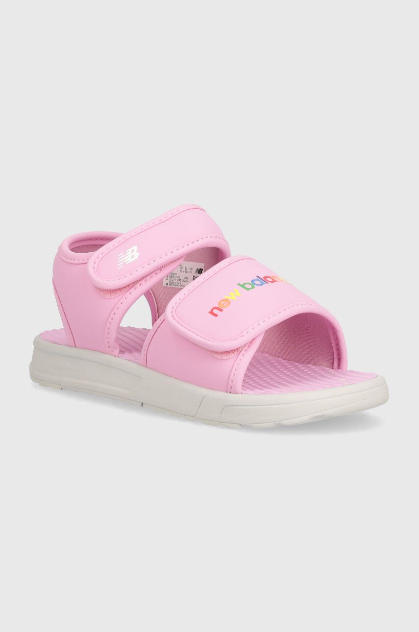 New Balance sandale copii SYA750C3 culoarea roz