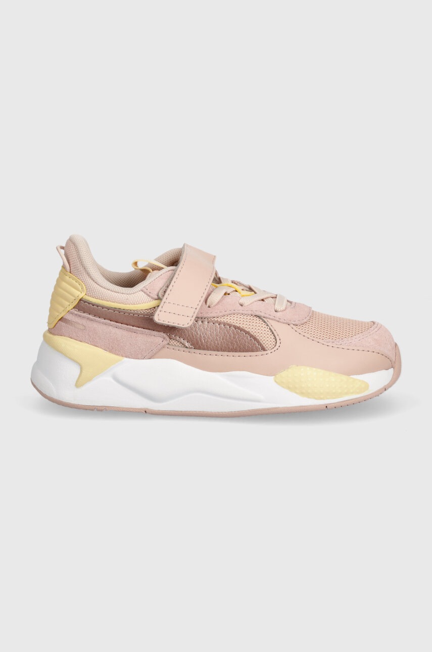 Детские кроссовки Puma RS-X Metallic AC+ PS цвет розовый