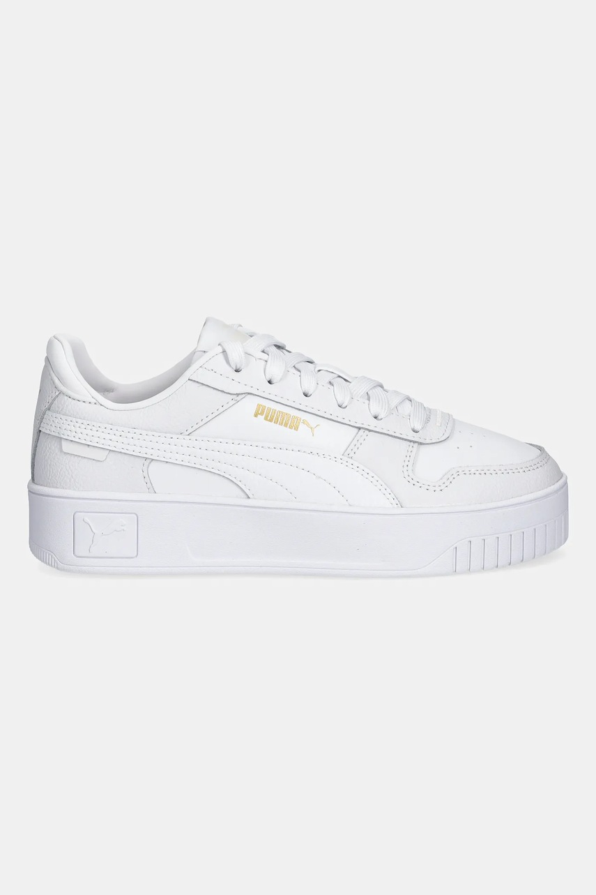 Детские кроссовки Puma Carina Street Jr цвет белый 393846 Детские кроссовки Puma Carina Street Jr цвет белый 393846