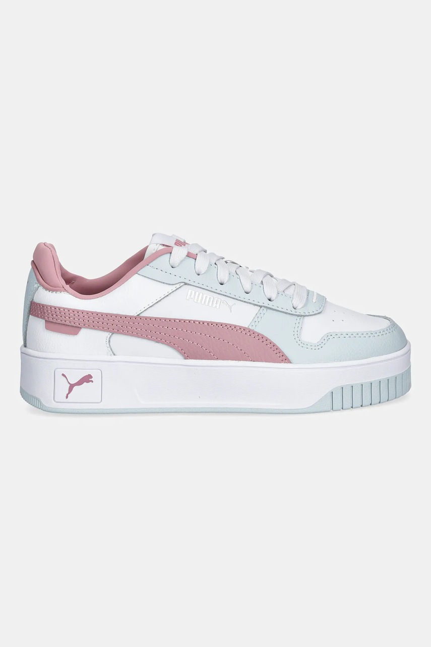 Детские кроссовки Puma Carina Street Jr цвет белый 393846 Детские кроссовки Puma Carina Street Jr цвет белый 393846