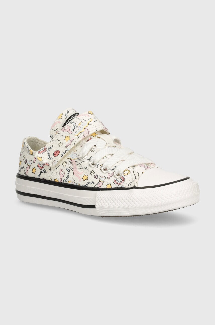Converse tenisi copii CHUCK TAYLOR ALL STAR 1V culoarea alb, A03592C