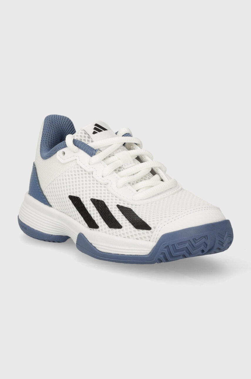 Детские кроссовки adidas Performance Courtflash K цвет белый Детские кроссовки adidas Performance Courtflash K цвет белый