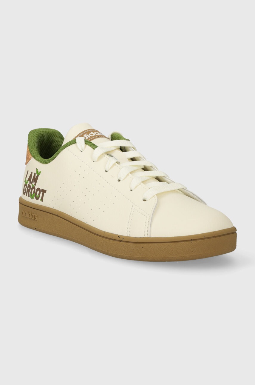 Детские кроссовки adidas ADVANTAGE GROOT K цвет бежевый