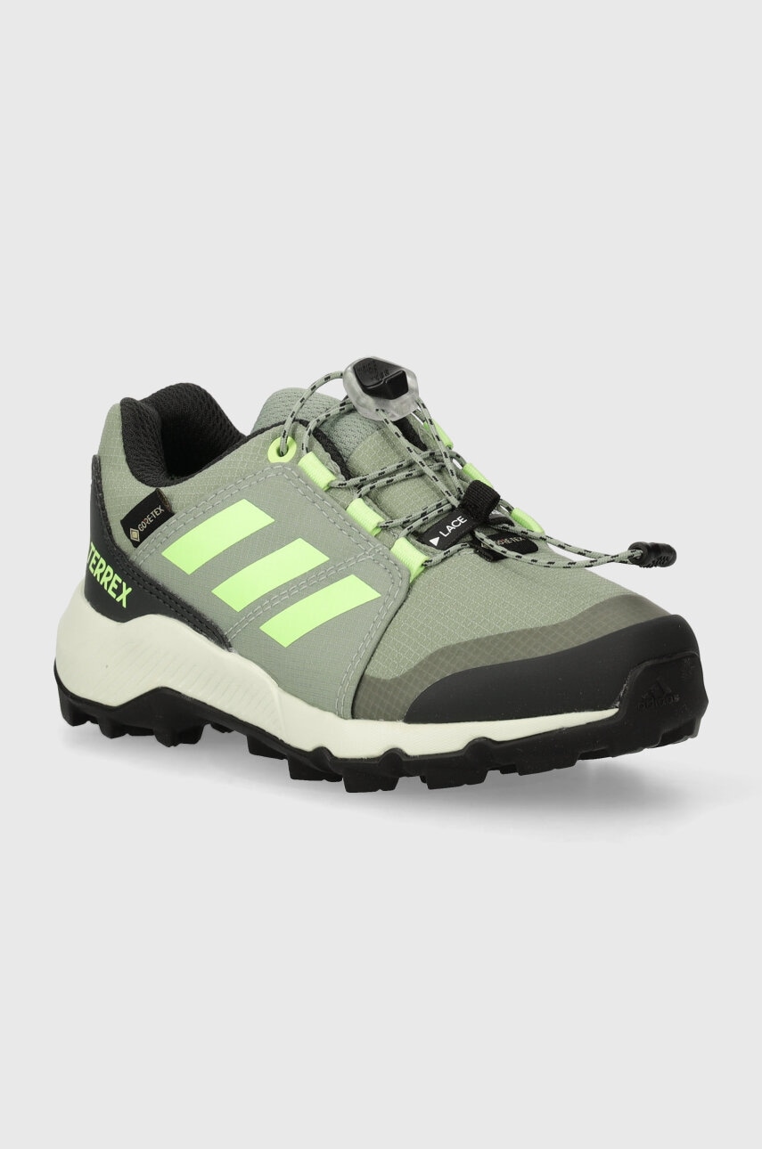 Levně Dětské boty adidas TERREX TERREX GTX K zelená barva