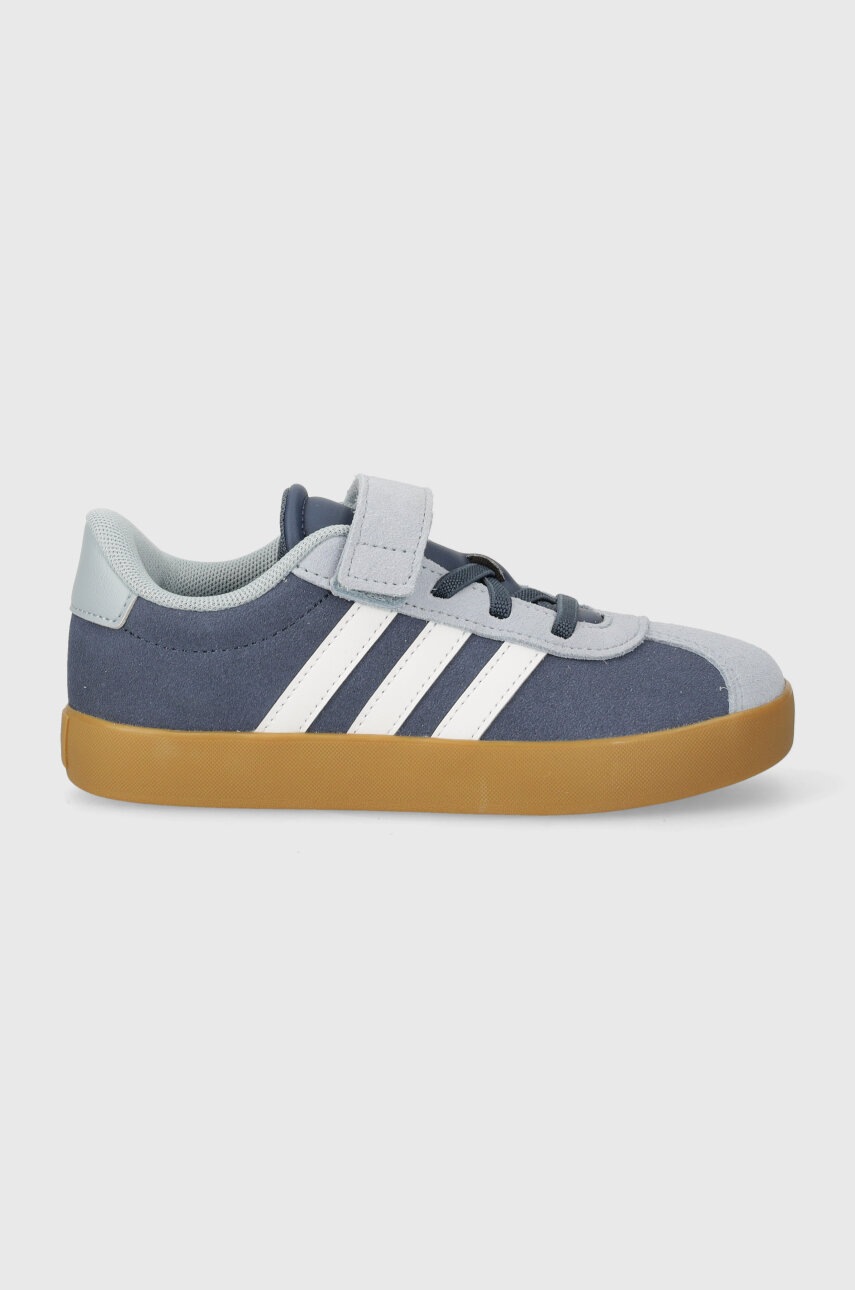 Детские замшевые кроссовки adidas VL COURT 3.0 EL C