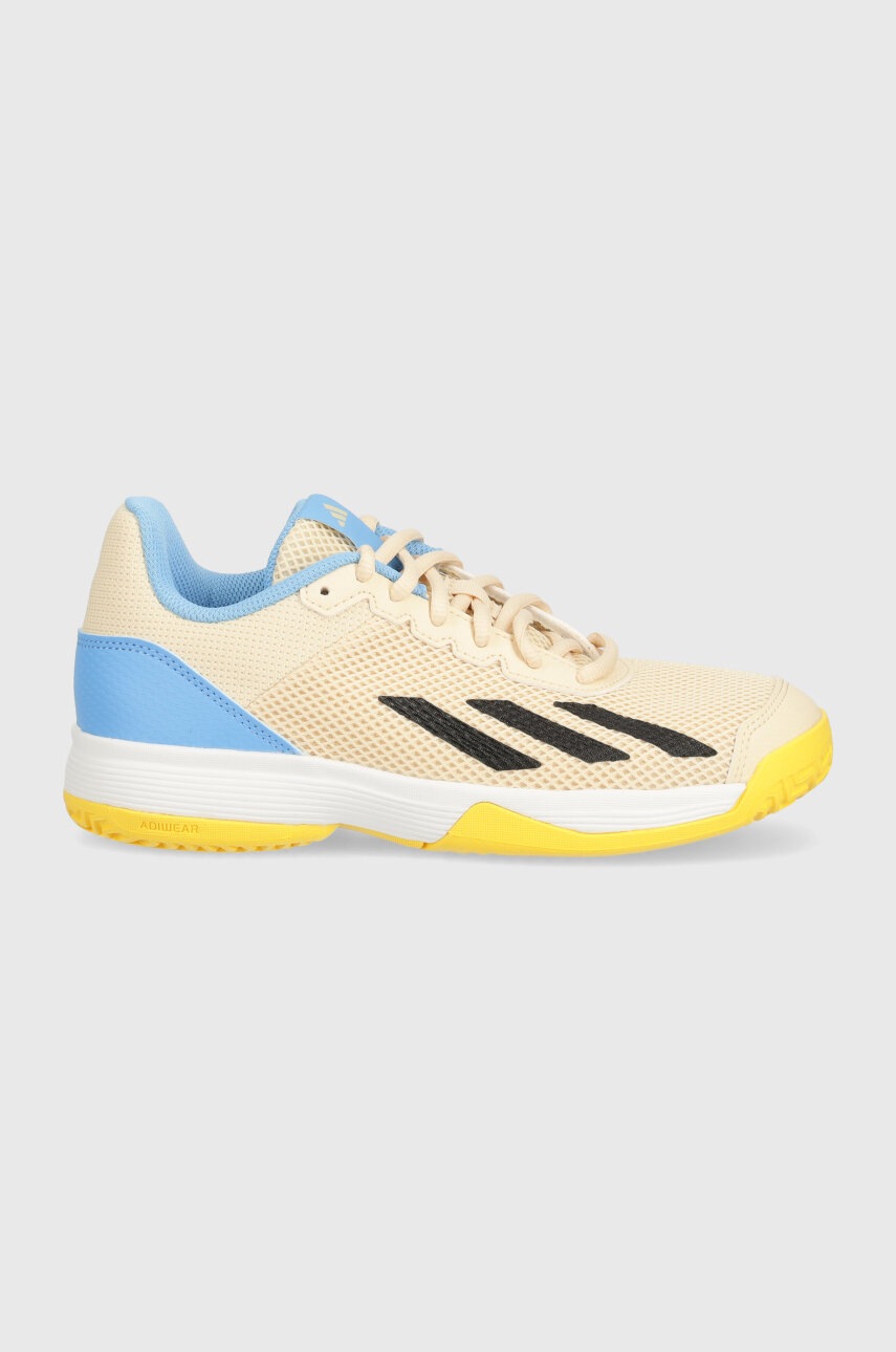 Детские кроссовки adidas Performance цвет бежевый