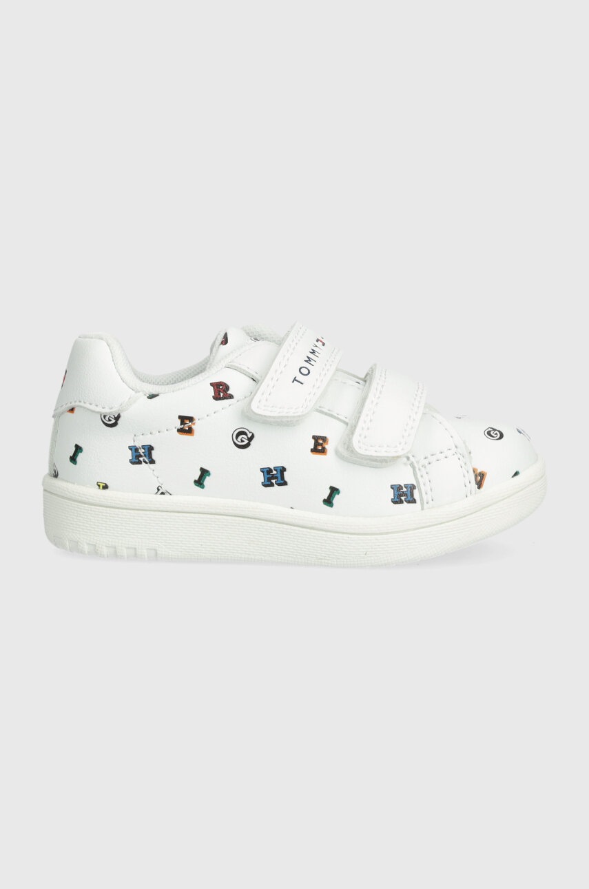 

Детски маратонки Tommy Hilfiger в бяло, Бял